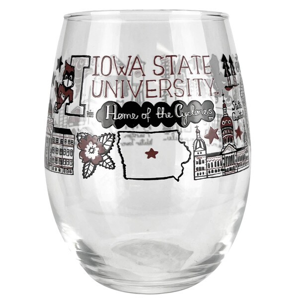 Julia Gash Clear Stemless Wine Glass (21 oz.)